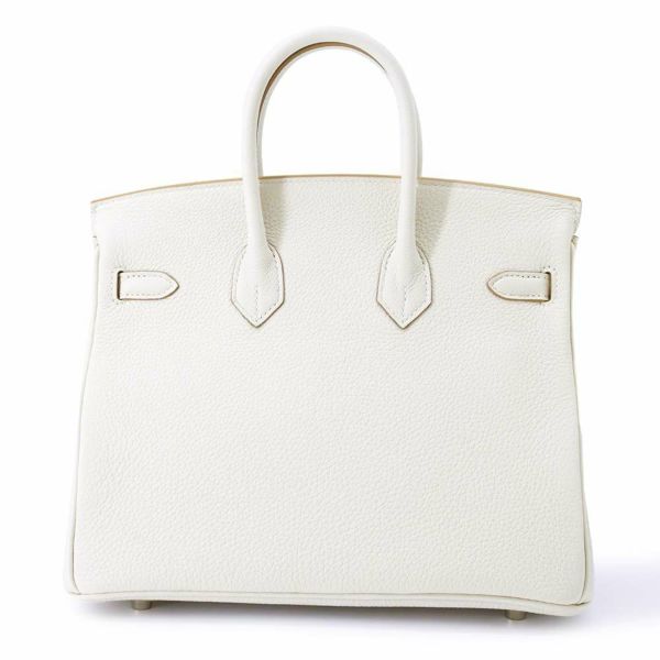 エルメス バーキン25 グリスペール/シルバー金具 トゴ B刻印 HERMES Birkin ハンドバッグ