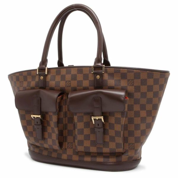 ルイヴィトン ハンドバッグ ダミエ・エベヌ マノスク GM N51120 LOUIS VUITTON ヴィトン バッグ