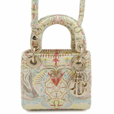 クリスチャン・ディオール ハンドバッグ レディディオール マイクロ レザー Christian Dior 2wayショルダーバッグ 安心保証