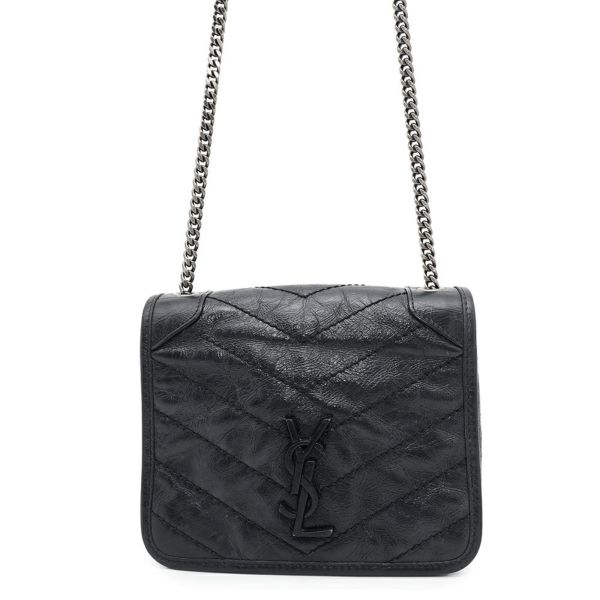 ✨極美品✨SAINTLAURENTパリチェーンショルダーバッグ　レザー SAINT LAURENT サンローラン パリ PARIS ショルダーバッグ