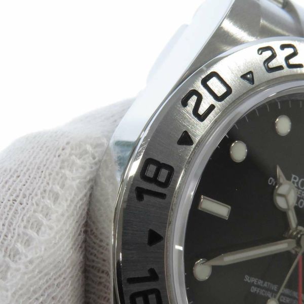 ロレックス エクスプローラー2 ランダムシリアル ルーレット 16570 ROLEX 腕時計 黒文字盤