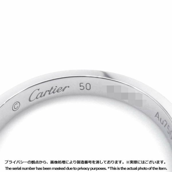 カルティエ リング ラブ リング SM ダイヤモンド 72P 計0.19ct K18WG サイズ50 LOVE ジュエリー 指輪