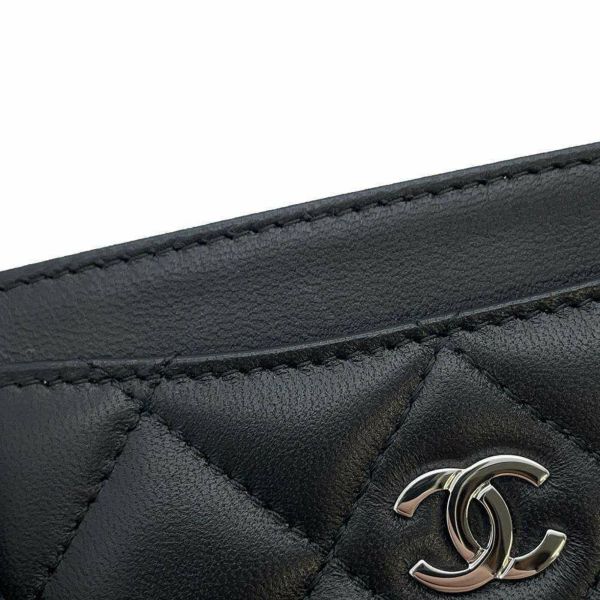 シャネル カードケース クラシック マトラッセ ココマーク ラムスキン AP0213 CHANEL 定期入れ