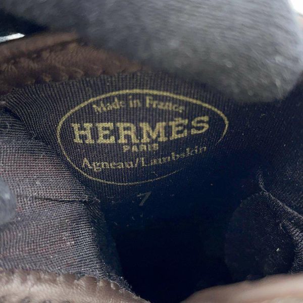 エルメス グローブ セリエ レザー レディースサイズ7 HERMES 手袋