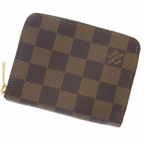 ルイヴィトン コインケース ダミエ・エベヌ ジッピー コインパース N63070 LOUIS VUITTON ヴィトン 財布 小銭入れ