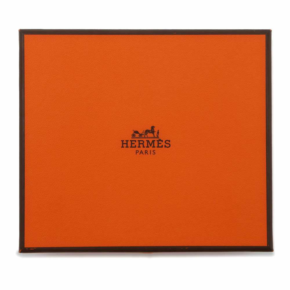 エルメス カードケース ベアン ミニ モーヴシルベストル/シルバー金具 ヴォーエプソン B刻印 財布