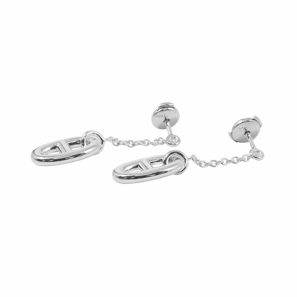 エルメス ピアス ファランドール シェーヌダンクルモチーフ SV925  