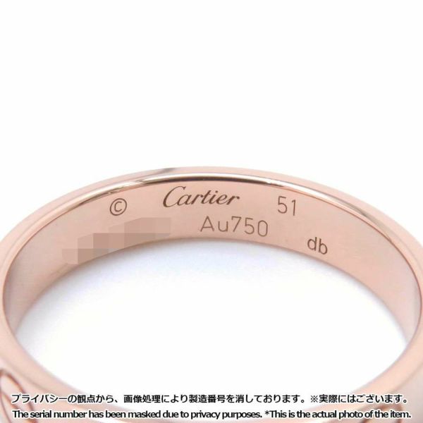 カルティエ リング ミニ ラブ K18PGピンクゴールド リングサイズ51 B4085251 Cartier LOVE ジュエリー 指輪