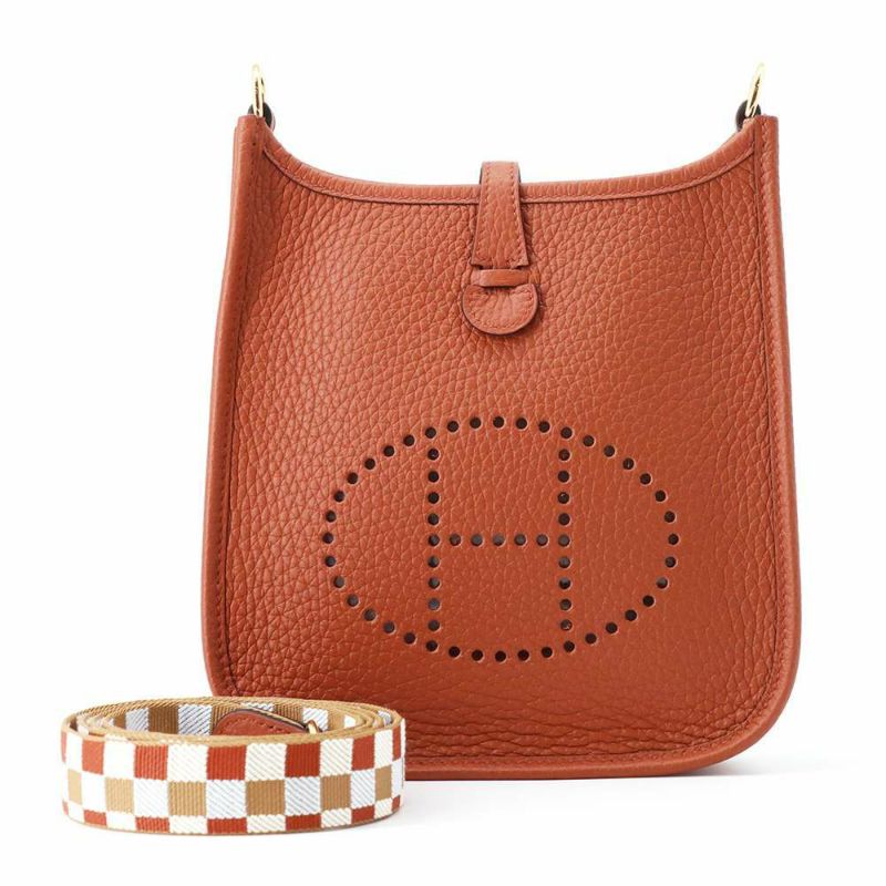 エルメス エブリンTPM アマゾン マキシカドリーユ キュイーブル/ゴールド金具 トリヨンクレマンス B刻印