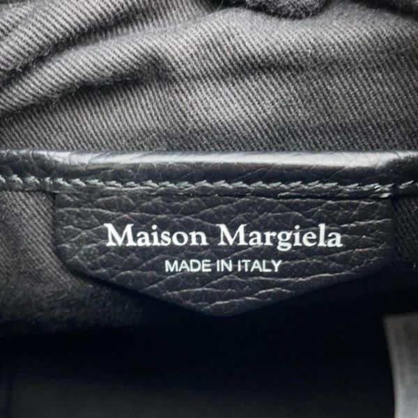メゾンマルジェラ チェーンショルダーバッグ 5AC マイクロ レザー S61WG0035 Maison Margiela バッグ バケット 黒