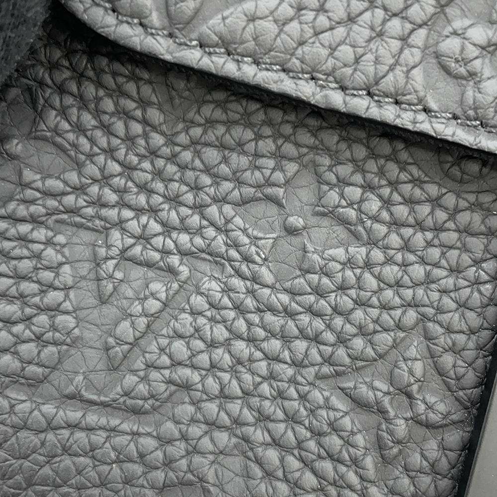 ルイヴィトン ボディバッグ トリヨンレザー/モノグラム Sロック・スリングバッグ M58487 LOUIS VUITTON 黒 ブラック