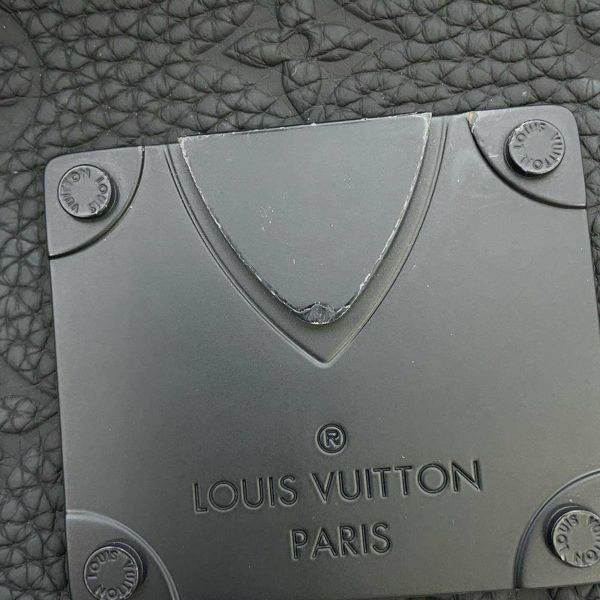 ルイヴィトン ボディバッグ トリヨンレザー/モノグラム Sロック・スリングバッグ M58487 LOUIS VUITTON 黒 ブラック