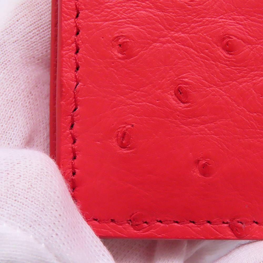 ルイヴィトン 二つ折り財布 オーストリッチ ポルトフォイユ・ミュルティプル LOUIS VUITTON 財布