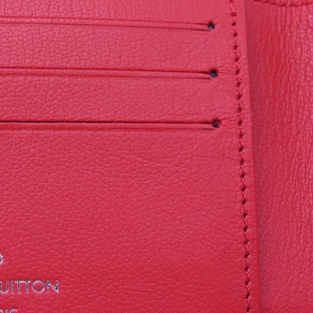 ルイヴィトン 二つ折り財布 オーストリッチ ポルトフォイユ・ミュルティプル LOUIS VUITTON 財布