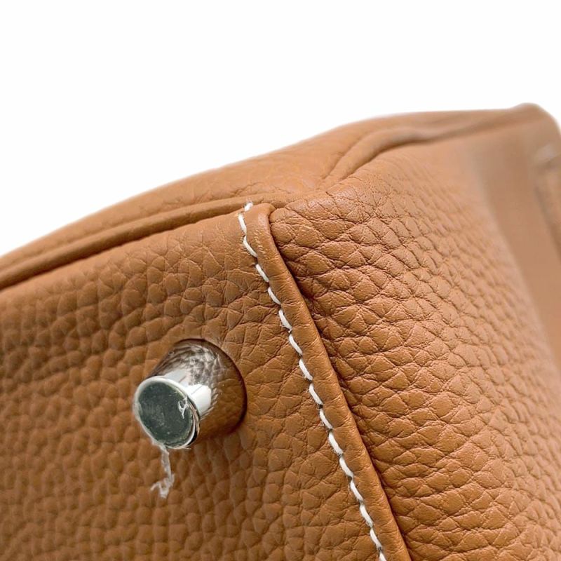 エルメス ハンドバッグ ケリー25 内縫い ゴールド/シルバー金具 トゴ B刻印 2wayショルダー