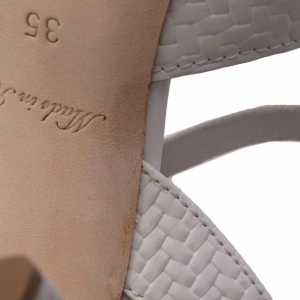 ルイヴィトン カーフレザー LV イソラ サンダル サイズ 35 LOUIS VUITTON - ルイヴィトン サンダル カーフレザー LVイソラ