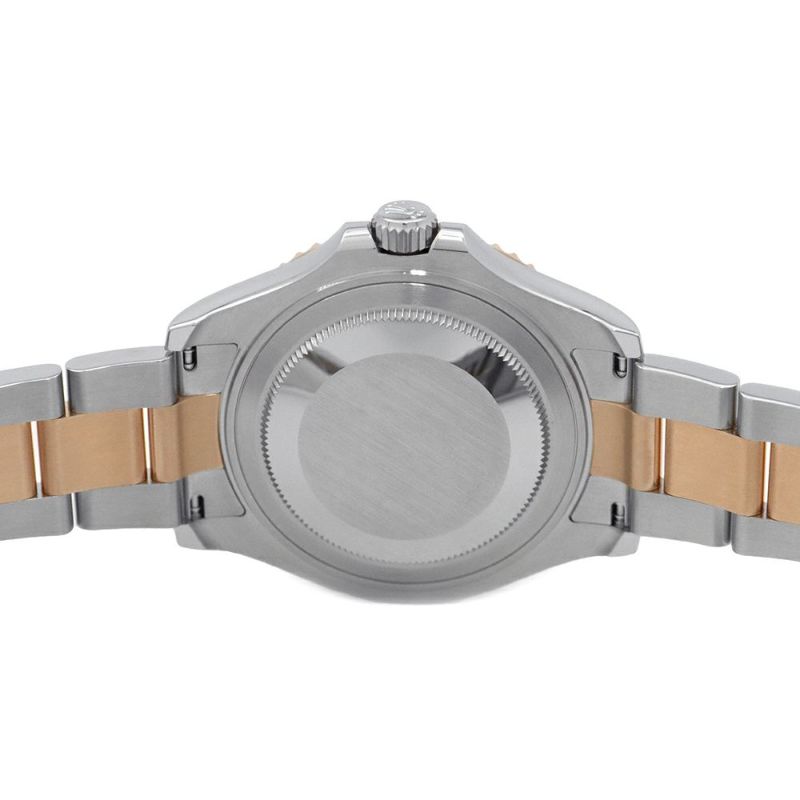 ロレックス ヨットマスター37 SS/K18PGピンクゴールド 268621 ROLEX 腕時計 ローズゴールド 黒文字盤