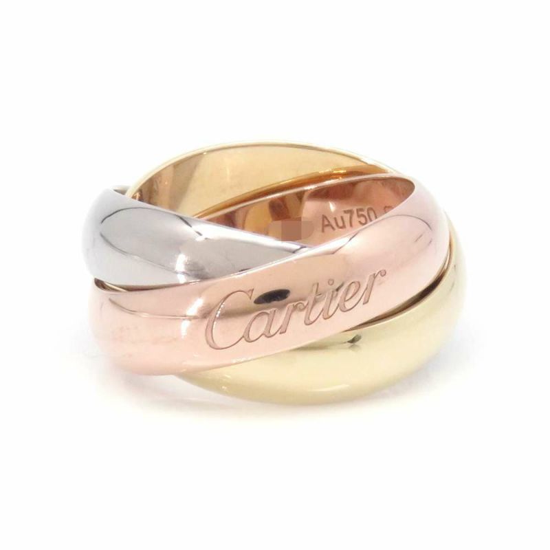 カルティエ リング トリニティXL K18YG/K18PG/K18WG サイズ50 Cartier 指輪