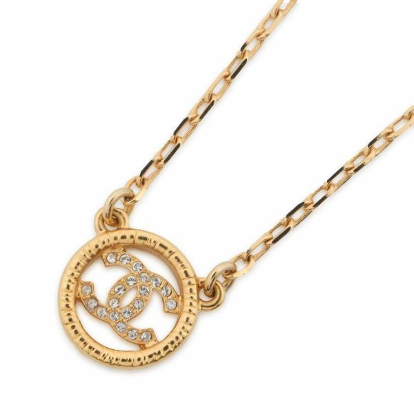 シャネル ネックレス ココマーク ラインストーン A22A CHANEL アクセサリー