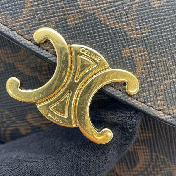 セリーヌ 三つ折り財布 スモールウォレット トリオンフ 10D783 CELINE 財布