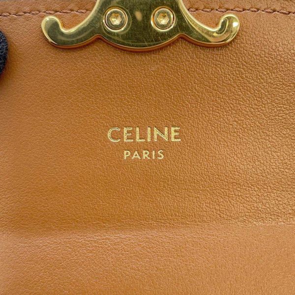 セリーヌ 三つ折り財布 スモールウォレット トリオンフ 10D783 CELINE 財布