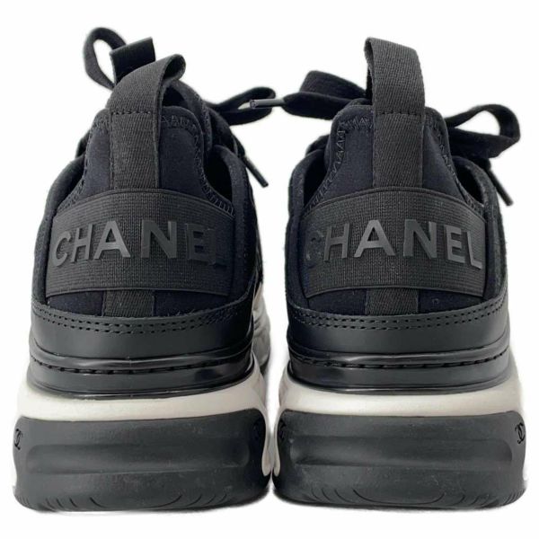 美品】CHANEL シャネル スニーカー ブラック 36
