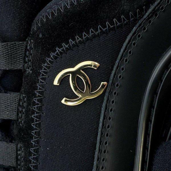 シャネル スニーカー ココマーク レディースサイズ36 G35617 CHANEL 靴 黒 白