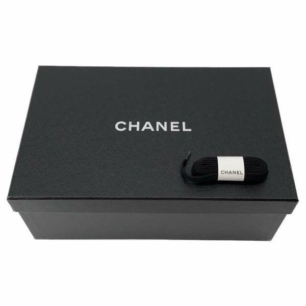 シャネル スニーカー ココマーク レディースサイズ36 G35617 CHANEL 靴 黒 白