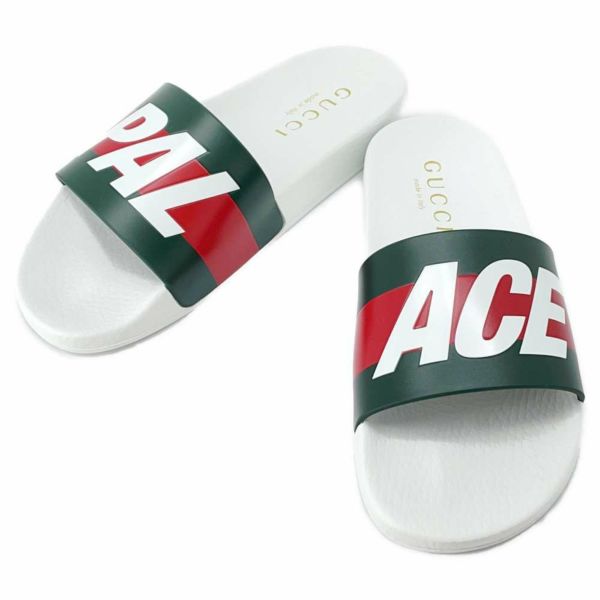 グッチ サンダル パレスコラボ スライド ロゴ ラバー メンズサイズ7 723349 GUCCI Palace 靴 白 |  中古・新品ブランド販売ギャラリーレア公式通販