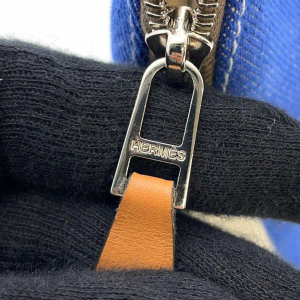 エルメス ポーチ ボリードポーチPM レイユール ロカバール コットン HERMES 小物入れ