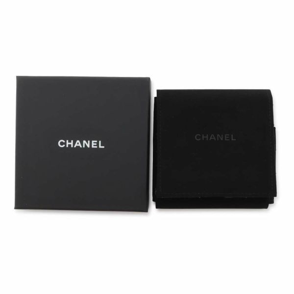 シャネル ヘアゴム シュシュ ココマーク ラムスキン CHANEL ヘアアクセサリー 白