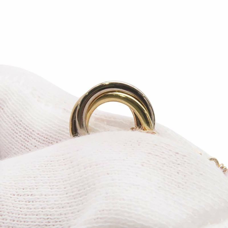 カルティエ ネックレス トリニティ サークルス ヴィング パール K18PG/K18WG/K18YG Cartier ペンダント