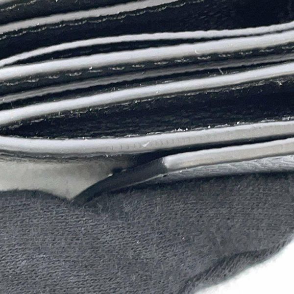 ルイヴィトン 三つ折り財布 カーフレザー ポルトフォイユ・ロックミニ M63921 LOUIS VUITTON 黒 ブラック