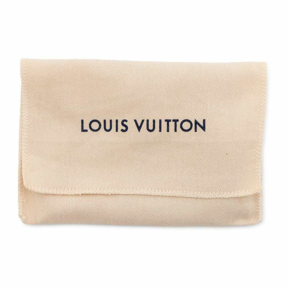 ルイヴィトン 三つ折り財布 カーフレザー ポルトフォイユ・ロックミニ M63921 LOUIS VUITTON 黒 ブラック