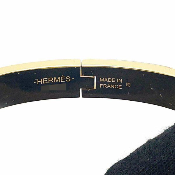 エルメス ブレスレット シェーヌダンクル ミニクリック PM ブラック/ゴールド金具 HERMES アクセサリー