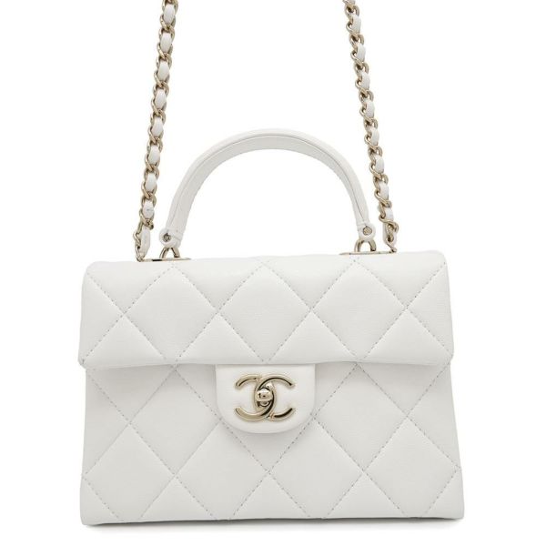 CHANEL トップハンドル ミニバッグ マトラッセ キャビアスキン バッグ,シャネル,トップハンドル ミニ フラップ バッグ｜高級