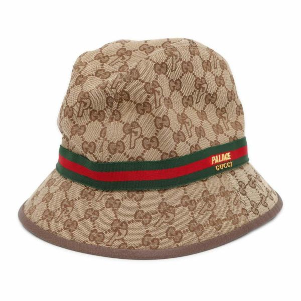 グッチ ハット パレス PALACE コラボ サイズM 726133 GUCCI メンズ 帽子