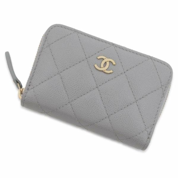 シャネル コインケース ココマーク ジップ コインパース キャビアスキン AP3686 CHANEL 財布