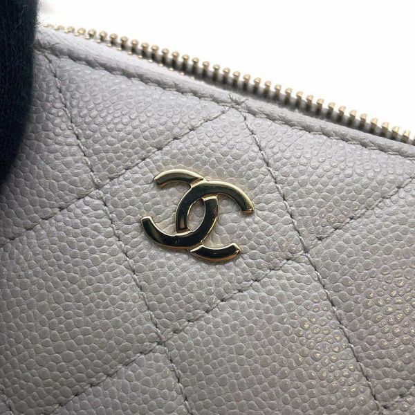 シャネル コインケース ココマーク ジップ コインパース キャビアスキン AP3686 CHANEL 財布