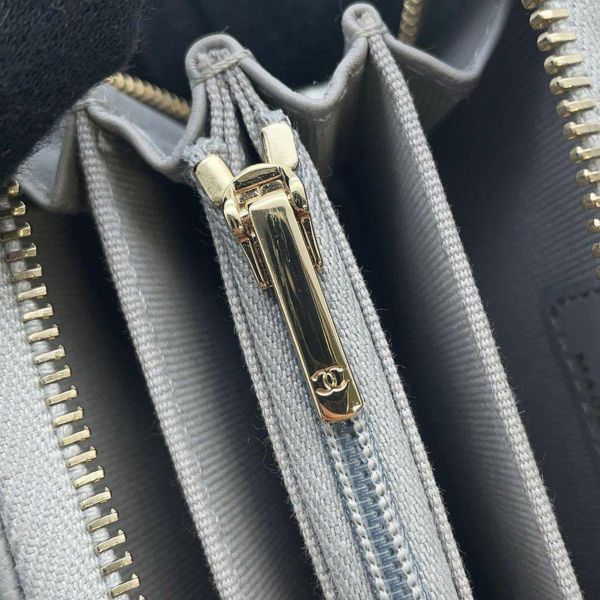 CHANEL　キャビアスキン　コインケース　コインパース　ネイビー　新品同様 chanel キャビアスキンコインケース