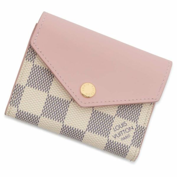 ルイヴィトン 三つ折り財布 ダミエ・アズール ポルトフォイユ・ゾエ N60292 LOUIS VUITTON 財布