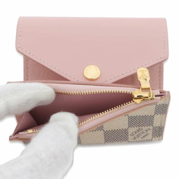 ルイヴィトン 三つ折り財布 ダミエ・アズール ポルトフォイユ・ゾエ N60292 LOUIS VUITTON 財布