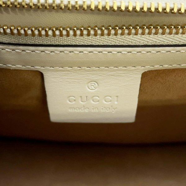 グッチ ショルダーバッグ シルヴィ 421882 GUCCI 2wayハンドバッグ チェーンモチーフ 白