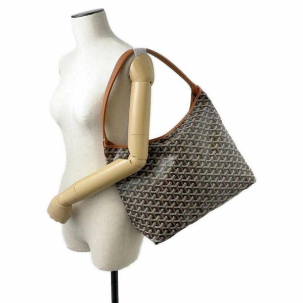 ゴヤール ショルダーバッグ ボエム ホーボー PVC GOYARD バッグ ワンショルダーバッグ 黒