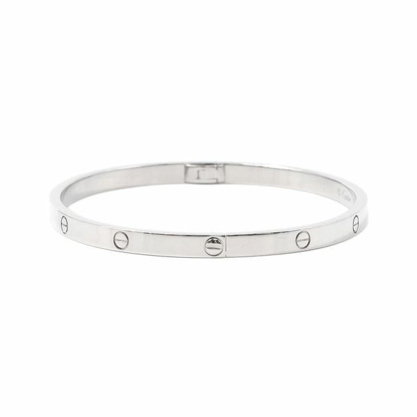 カルティエ ブレスレット ラブブレスSM スモールモデル K18WGホワイトゴールド サイズ17 B6047417 LOVEブレス