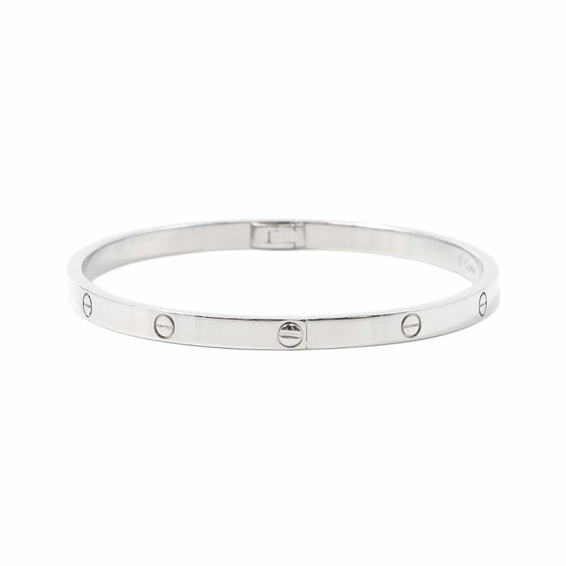 カルティエ ブレスレット ラブブレスSM スモールモデル K18WGホワイトゴールド サイズ17 B6047417 LOVEブレス