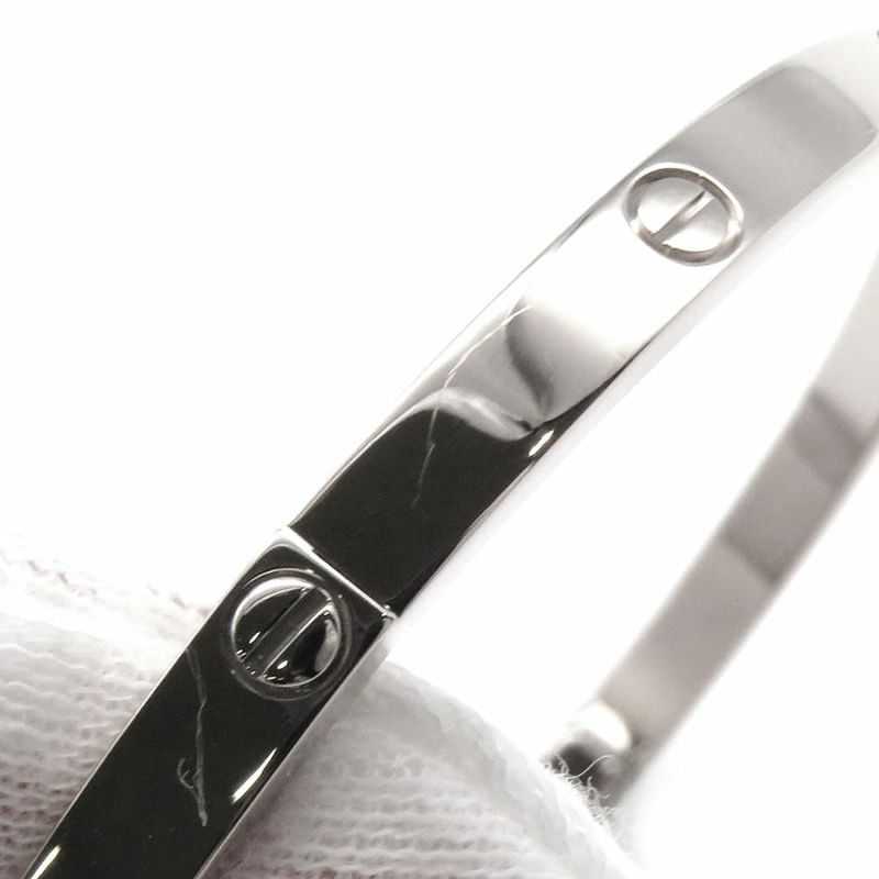 カルティエ ブレスレット ラブブレスSM スモールモデル K18WGホワイトゴールド サイズ17 B6047417 LOVEブレス
