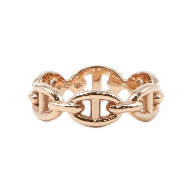 エルメス リング シェーヌダンクル アンシェネPM K18PGピンクゴールド リングサイズ53 HERMES 指輪