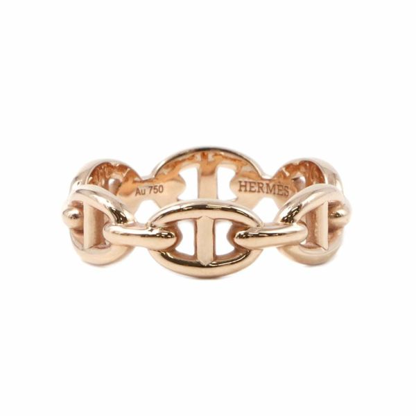 エルメス リング シェーヌダンクル アンシェネPM K18PGピンクゴールド リングサイズ53 HERMES 指輪