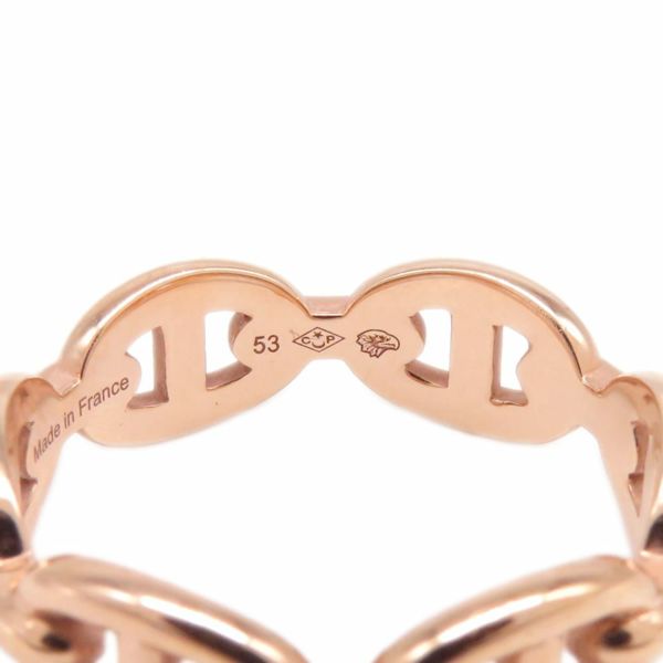 エルメス リング シェーヌダンクル アンシェネPM K18PGピンクゴールド リングサイズ53 HERMES 指輪